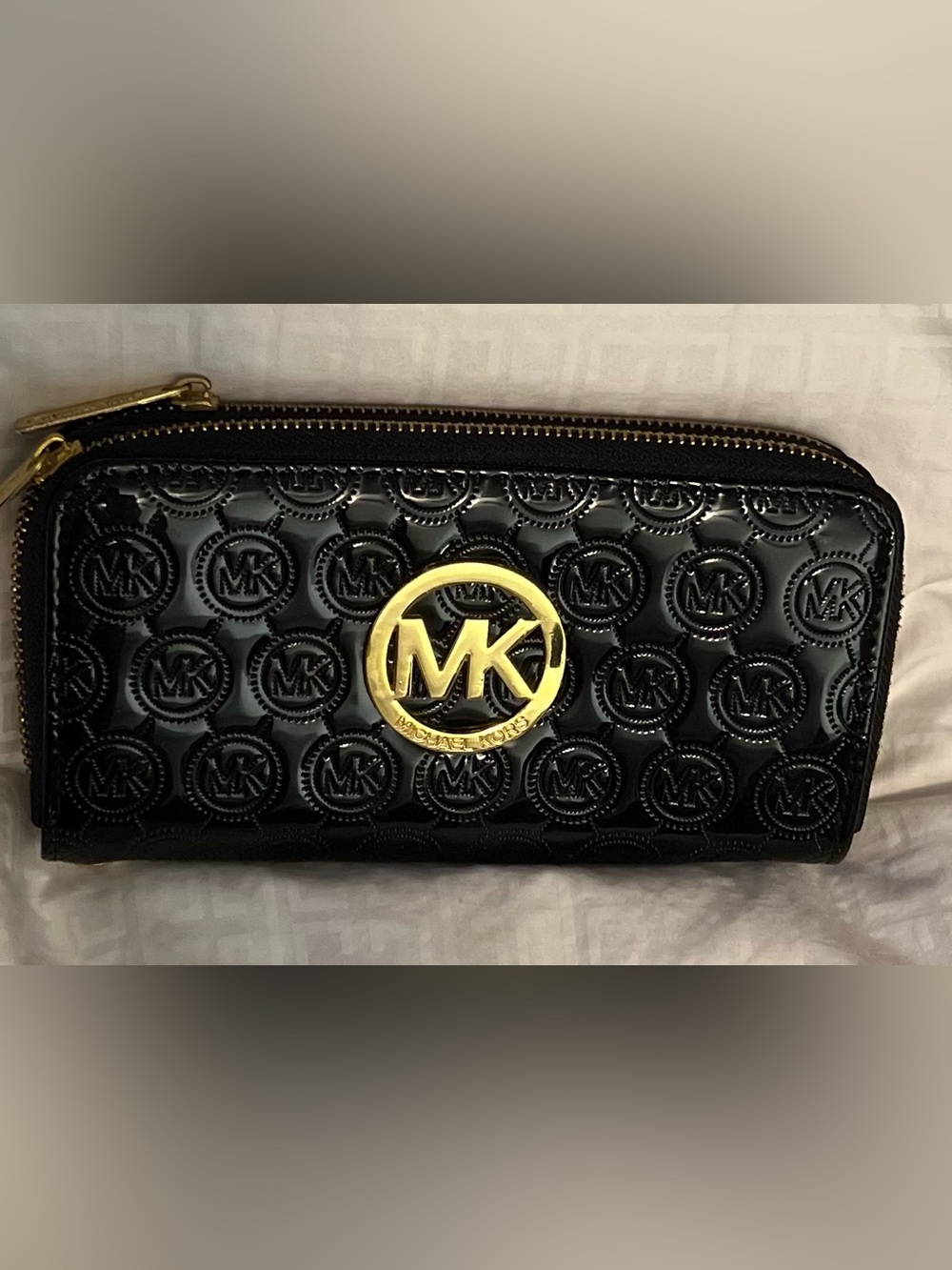 Michael Kors Black Patent Wallet